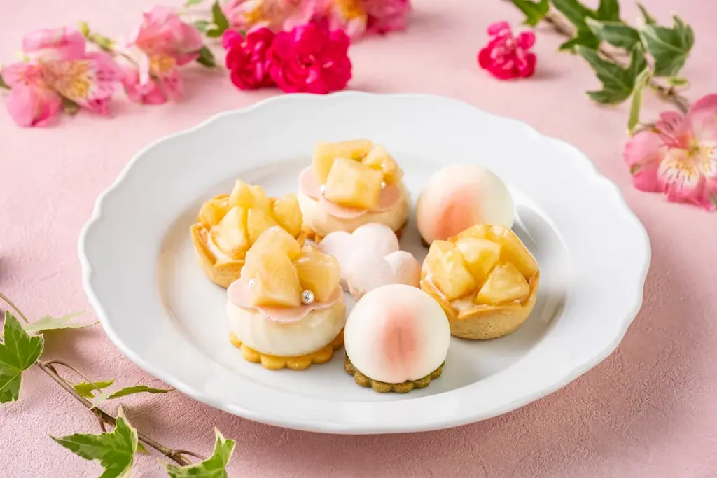 CanCam Night Poolとコラボレーションした「Peach Afternoon Tea‐Collaboration with CanCam Night Pool‐」を販売 東京プリンスホテル 画像 4