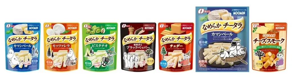 2025年7月発売！ムーミンコラボのなめらかチータラ新パッケージ登場