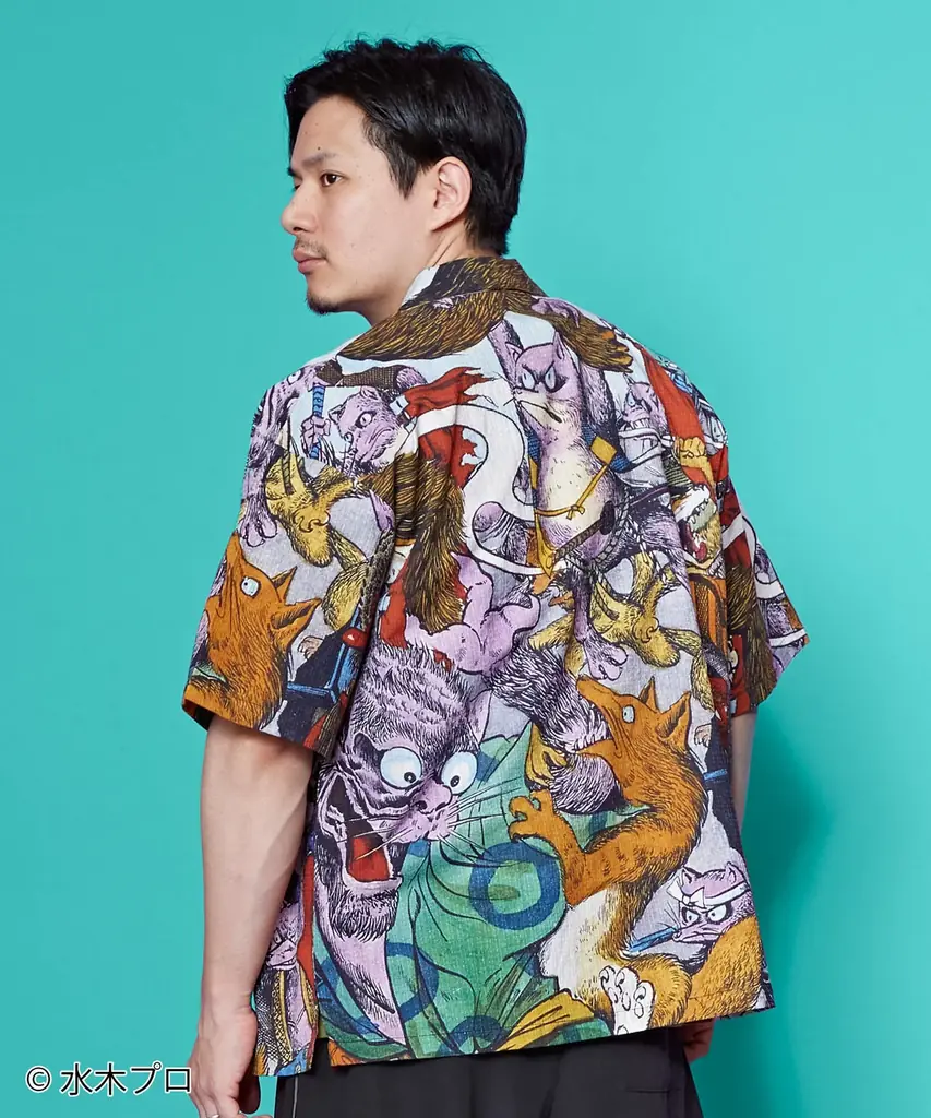 水木しげるの妖怪たちが和モダンに息づく―感性が織りなす、新感覚ファッション 2025年7月発売 画像 3