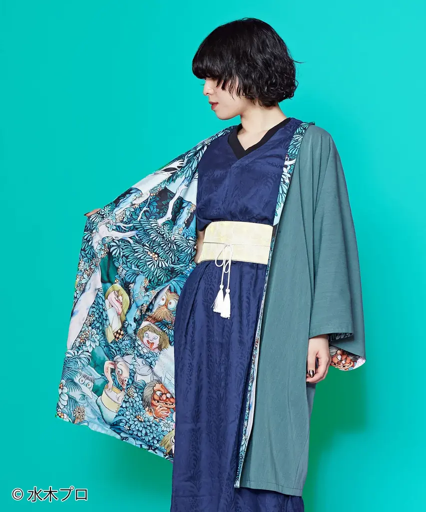 水木しげるの妖怪たちが和モダンに息づく―感性が織りなす、新感覚ファッション 2025年7月発売 画像 6