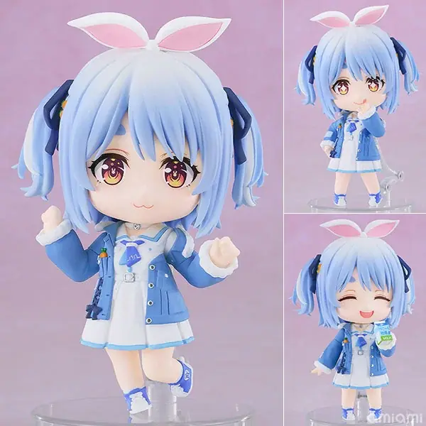 大人気バーチャルYouTuberグループ『ホロライブ』より、ホロライブ3期生「兎田ぺこら」が私服姿のねんどろいどになって登場。 画像 2