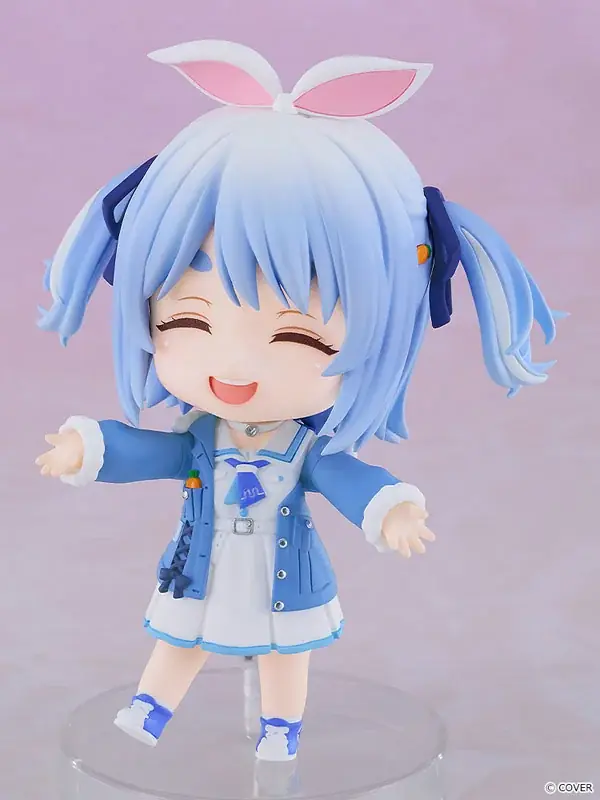 大人気バーチャルYouTuberグループ『ホロライブ』より、ホロライブ3期生「兎田ぺこら」が私服姿のねんどろいどになって登場。 画像 9