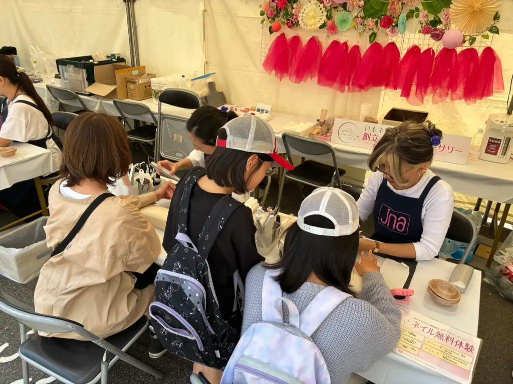 MUSASHI個展ネイル体験