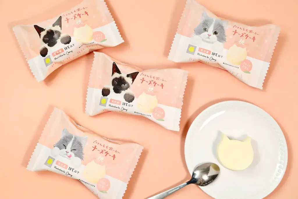 桃の夏限定チーズケーキ発売