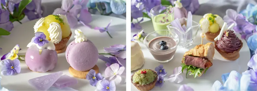 【オリエンタルホテル福岡 博多ステーション】インフルエンサーコラボアフタヌーンティー大好評につき延長決定！「Hortensia（オルテンシア）」2025年7月1日（火）～７月31日（木） 画像 2