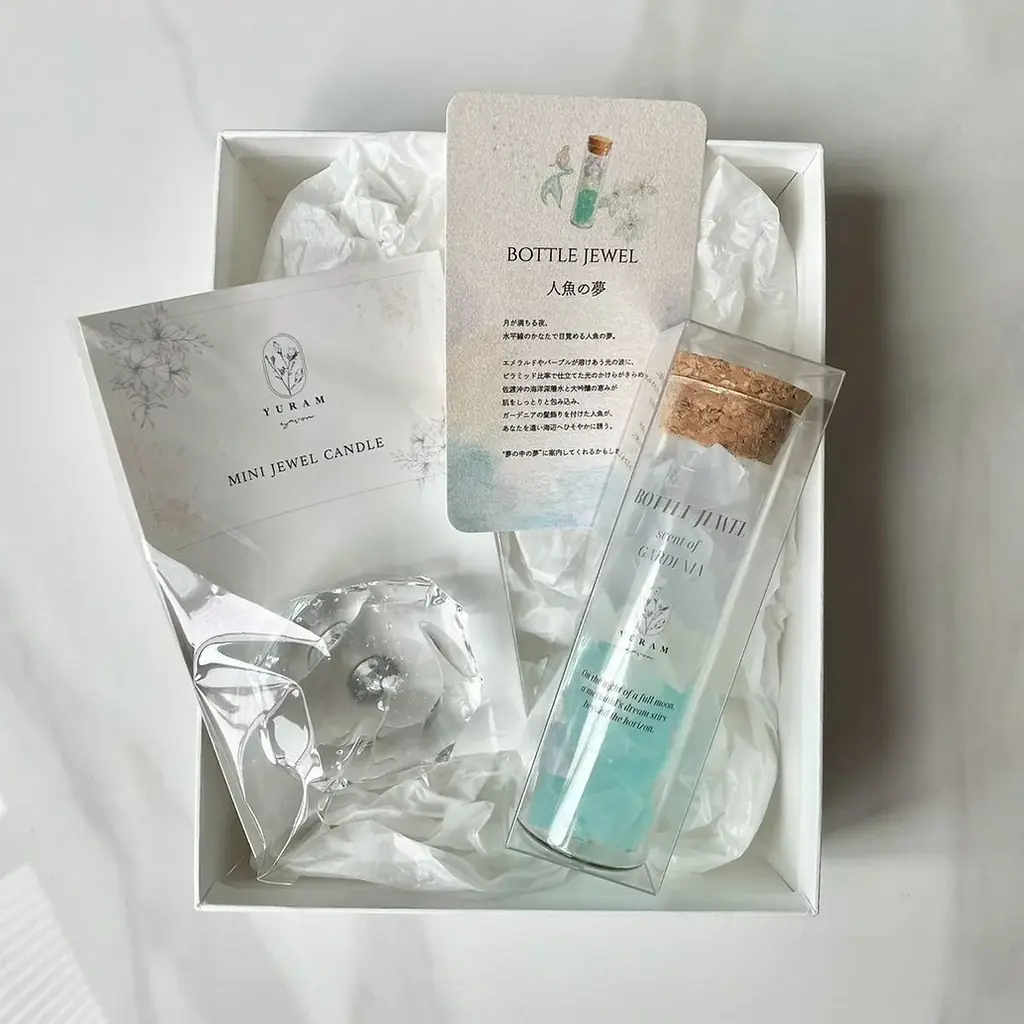 【設立4周年記念！涼しげな“青の世界”を贈る──YURAM宝石石鹸“宝石箱マーメイドシリーズ”4種を6/28に発売】 画像 4