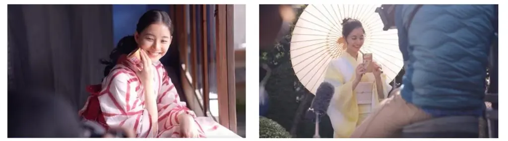 新木優子さんが涼しげな浴衣姿で日本を味わう！　JAPAN MIND（ジャパン マインド）シリーズ第一弾　新WEB CM　「いちご練乳みるく」篇　6月24日（火）より公開 画像 4