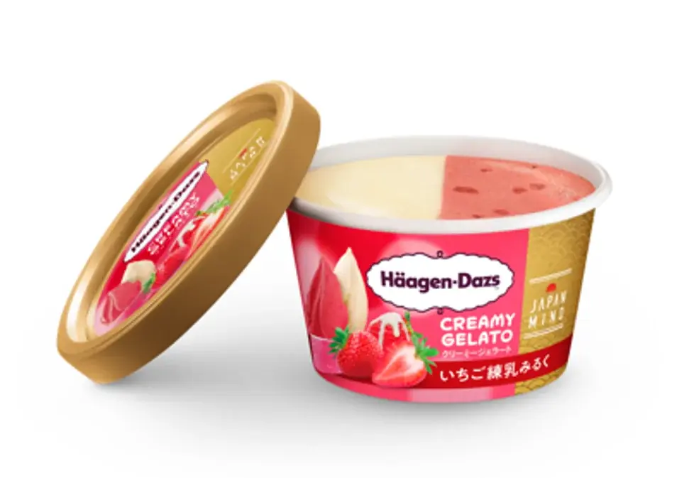 新木優子さんが涼しげな浴衣姿で日本を味わう！　JAPAN MIND（ジャパン マインド）シリーズ第一弾　新WEB CM　「いちご練乳みるく」篇　6月24日（火）より公開 画像 5