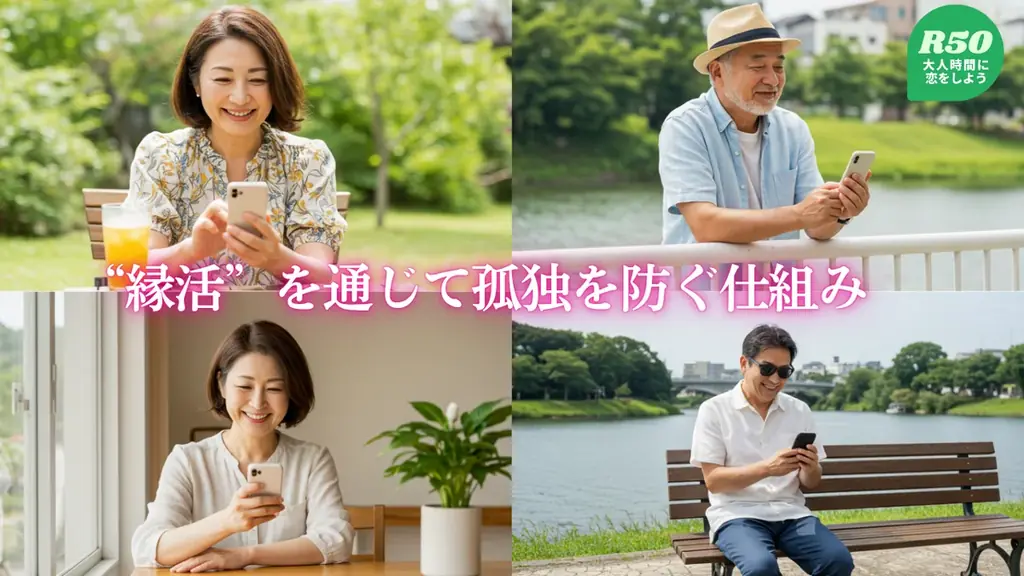 大人世代マチアプ「R50Time」が提案する、“縁活”という選択肢 画像 2