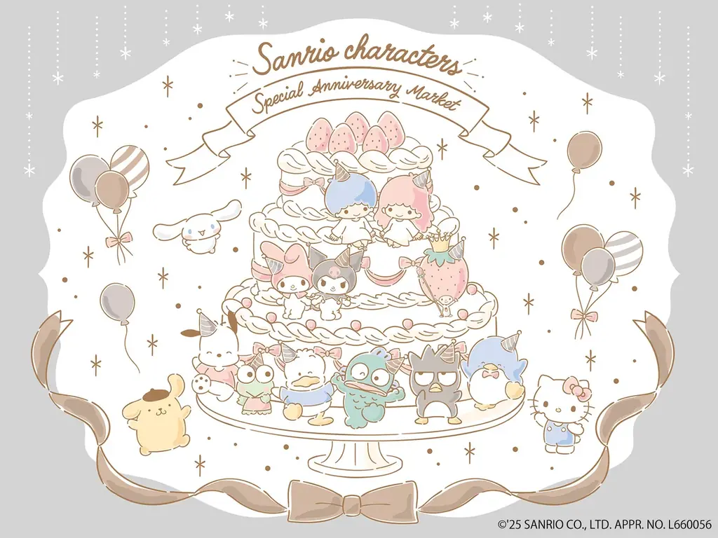 ファン心をくすぐる限定品など約1,000種が勢揃い！京都で「Sanrio characters Special Anniversary Market」開催！ 画像 1