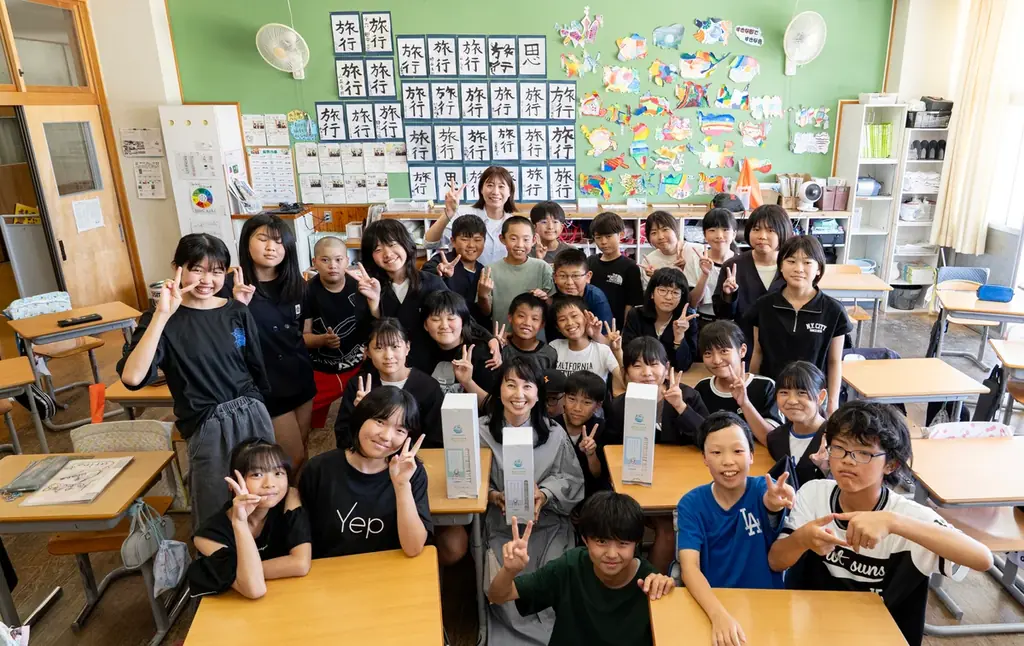 カシワバラグループ、NPO法人TGPを通じ、和歌山県内の小中学校に生理用ナプキンを寄贈 画像 2