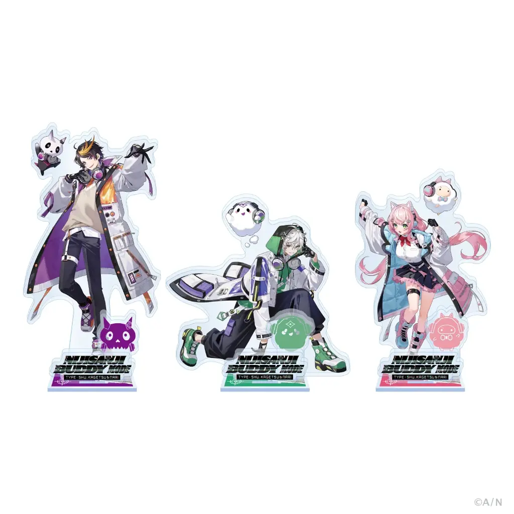 【NIJISANJI Buddy Mode Type：Shu, Kagetsu & Nari】グッズを2025年6月25日(水)11時(JST)からにじストア・ENストアにて販売開始！ 画像 4