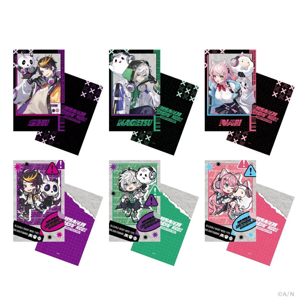 【NIJISANJI Buddy Mode Type：Shu, Kagetsu & Nari】グッズを2025年6月25日(水)11時(JST)からにじストア・ENストアにて販売開始！ 画像 6