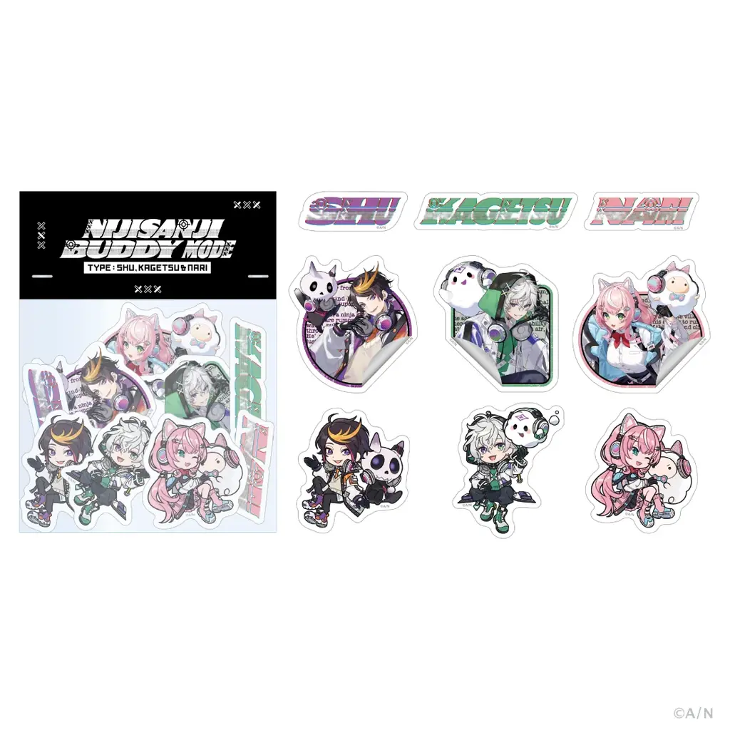 【NIJISANJI Buddy Mode Type：Shu, Kagetsu & Nari】グッズを2025年6月25日(水)11時(JST)からにじストア・ENストアにて販売開始！ 画像 8