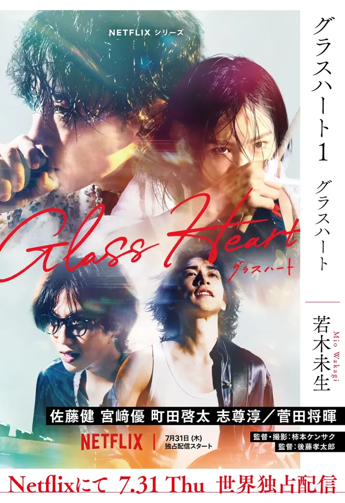 【文庫発売記念】Netflixシリーズ『グラスハート』主演・共同エグゼクティブプロデューサーの佐藤健のスペシャルインタビュー独占公開‼若木未生『グラスハート』新装版文庫とコミカライズ２作品、本日発売‼ 画像 1
