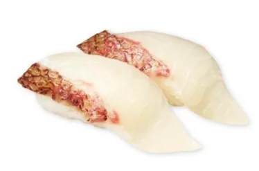 近畿大学とニチレイフーズが開発した「アセロラ真鯛®」6/27（金）から、くら寿司で「アセロラ真鯛®湯引き」を、ベイシアで「アセロラ真鯛®の寿司・お造り」を、期間・数量限定で販売 画像 3