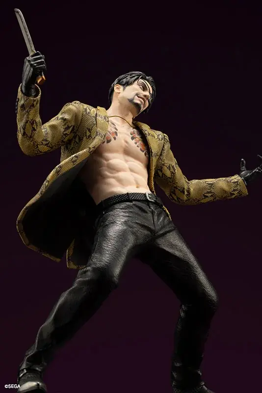 大人気ゲーム『龍が如く』シリーズより嶋野の狂犬「真島吾朗」が、気迫溢れるバトルポーズでフィギュア化。あみあみにて予約受付中。 画像 14