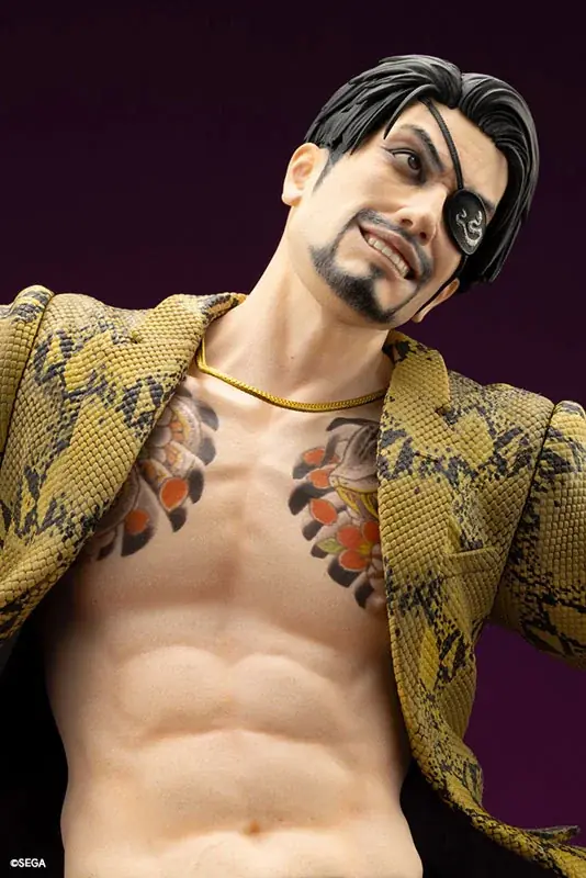 大人気ゲーム『龍が如く』シリーズより嶋野の狂犬「真島吾朗」が、気迫溢れるバトルポーズでフィギュア化。あみあみにて予約受付中。 画像 15