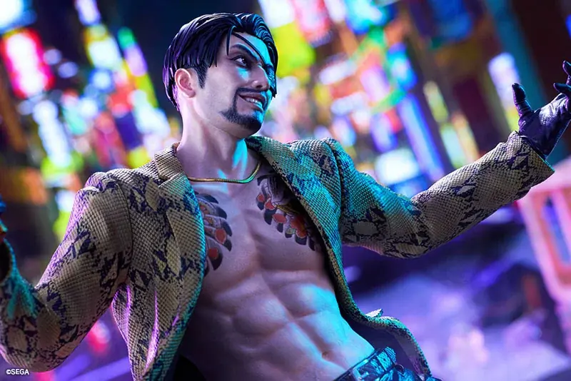 大人気ゲーム『龍が如く』シリーズより嶋野の狂犬「真島吾朗」が、気迫溢れるバトルポーズでフィギュア化。あみあみにて予約受付中。 画像 5