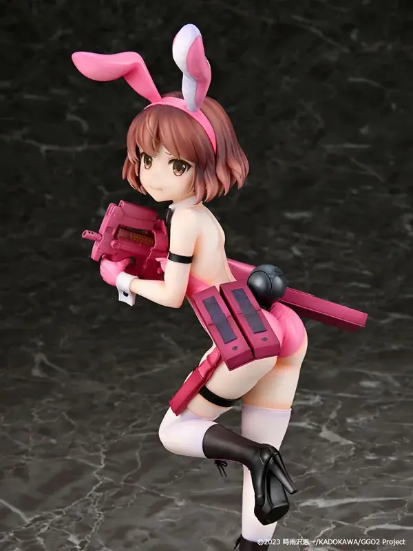 『ソードアート・オンライン オルタナティブ ガンゲイル・オンラインII』より、ピンクの悪魔こと「レン」が大胆なバニーガール姿で立体化。 画像 1