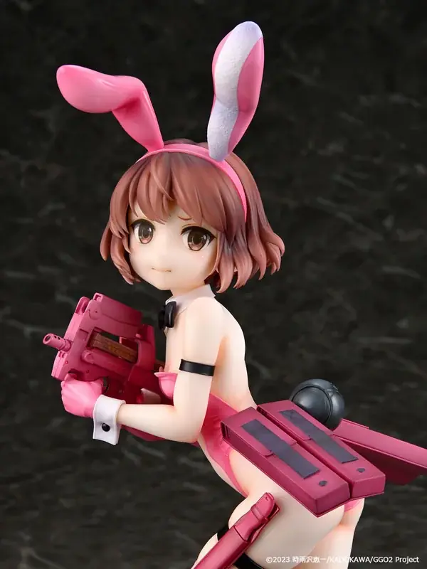 『ソードアート・オンライン オルタナティブ ガンゲイル・オンラインII』より、ピンクの悪魔こと「レン」が大胆なバニーガール姿で立体化。 画像 10