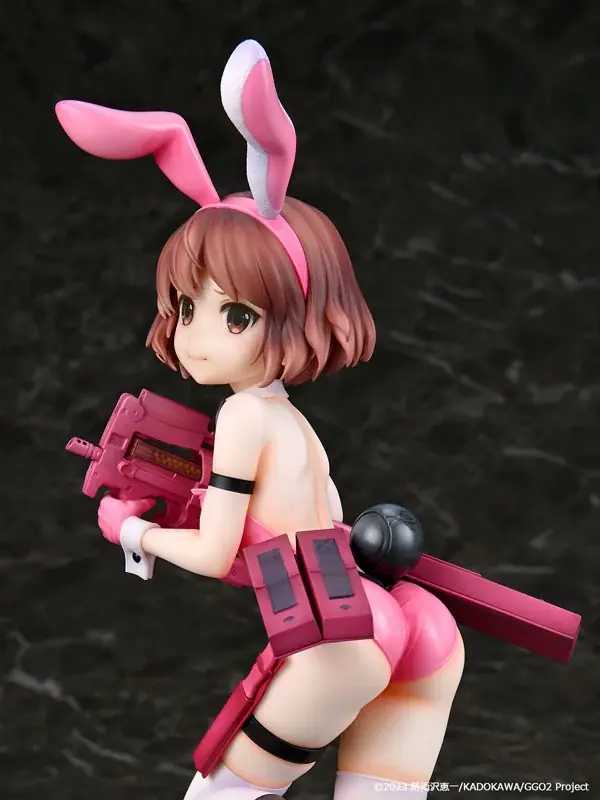 『ソードアート・オンライン オルタナティブ ガンゲイル・オンラインII』より、ピンクの悪魔こと「レン」が大胆なバニーガール姿で立体化。 画像 11