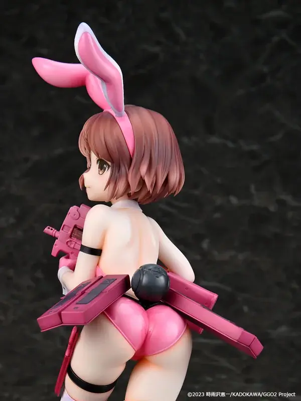 『ソードアート・オンライン オルタナティブ ガンゲイル・オンラインII』より、ピンクの悪魔こと「レン」が大胆なバニーガール姿で立体化。 画像 12