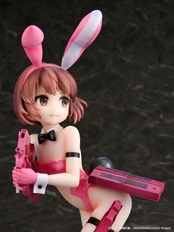 『ソードアート・オンライン オルタナティブ ガンゲイル・オンラインII』より、ピンクの悪魔こと「レン」が大胆なバニーガール姿で立体化。 画像 13
