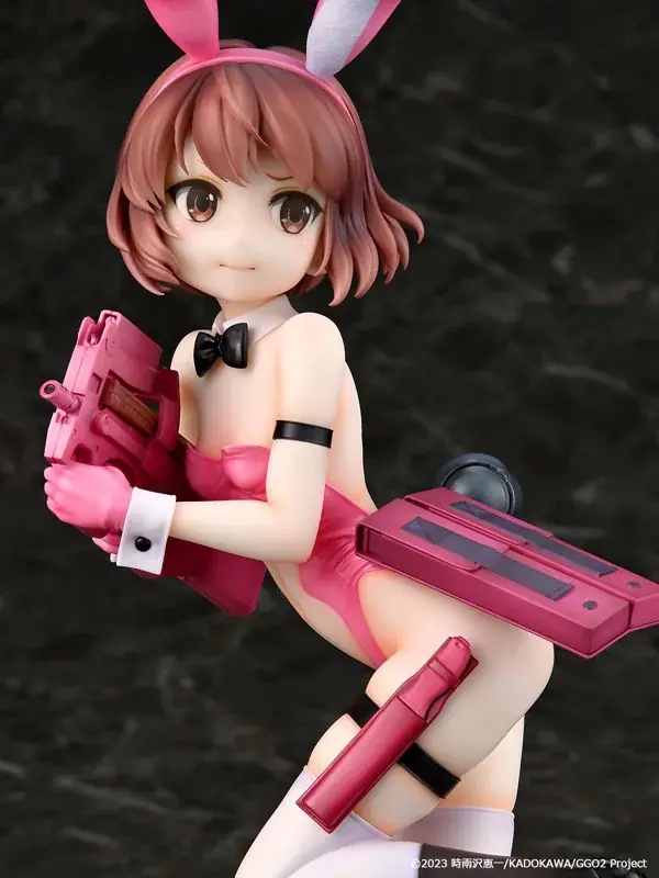 『ソードアート・オンライン オルタナティブ ガンゲイル・オンラインII』より、ピンクの悪魔こと「レン」が大胆なバニーガール姿で立体化。 画像 14