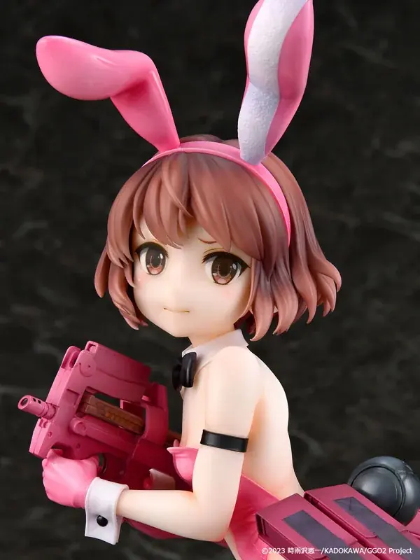 『ソードアート・オンライン オルタナティブ ガンゲイル・オンラインII』より、ピンクの悪魔こと「レン」が大胆なバニーガール姿で立体化。 画像 16