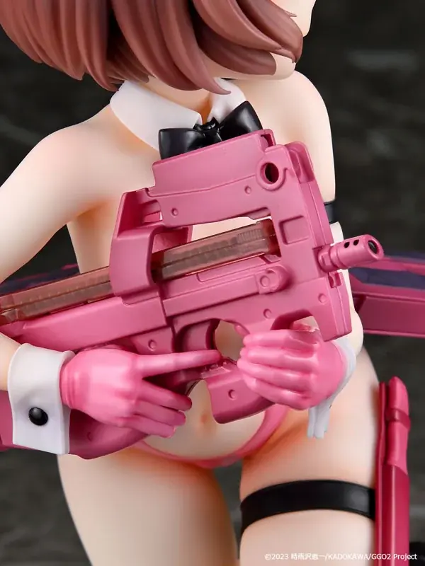 『ソードアート・オンライン オルタナティブ ガンゲイル・オンラインII』より、ピンクの悪魔こと「レン」が大胆なバニーガール姿で立体化。 画像 18