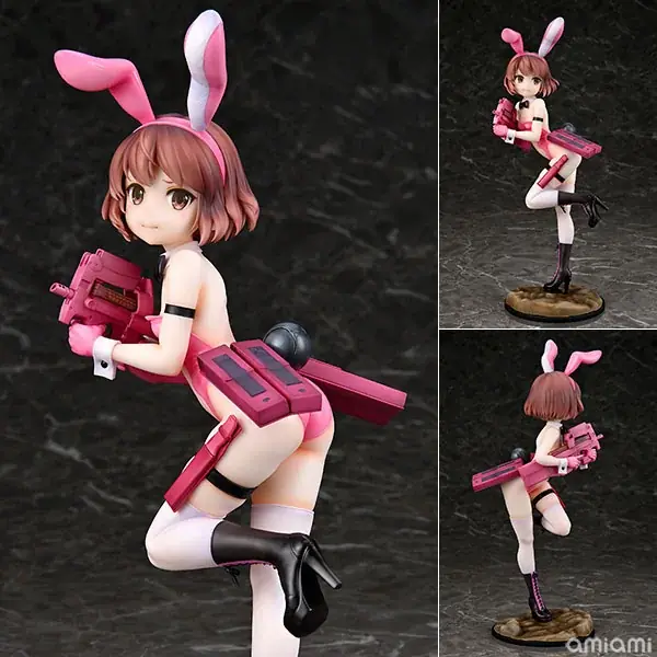 『ソードアート・オンライン オルタナティブ ガンゲイル・オンラインII』より、ピンクの悪魔こと「レン」が大胆なバニーガール姿で立体化。 画像 2