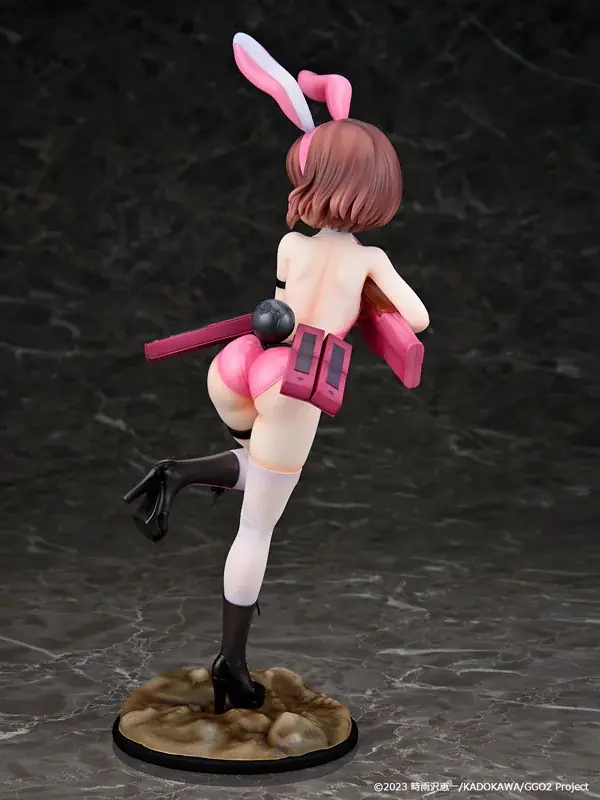 『ソードアート・オンライン オルタナティブ ガンゲイル・オンラインII』より、ピンクの悪魔こと「レン」が大胆なバニーガール姿で立体化。 画像 7