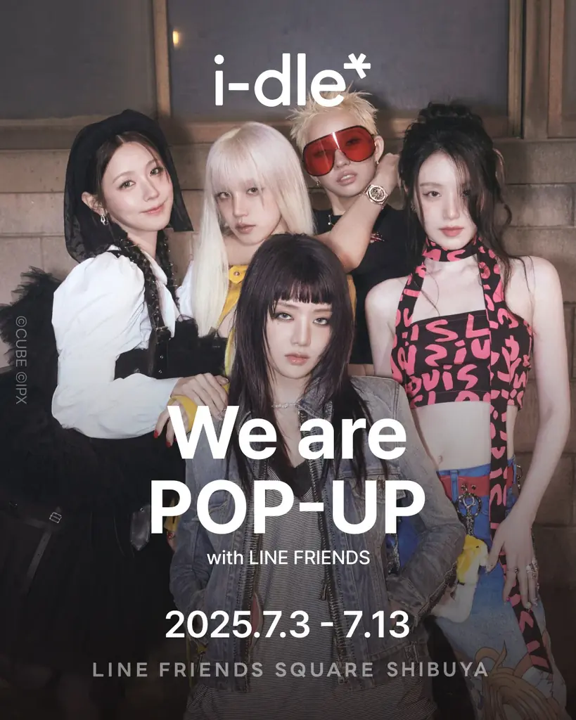 渋谷で「i-dle We Are POP-UP」を開催。 画像 1