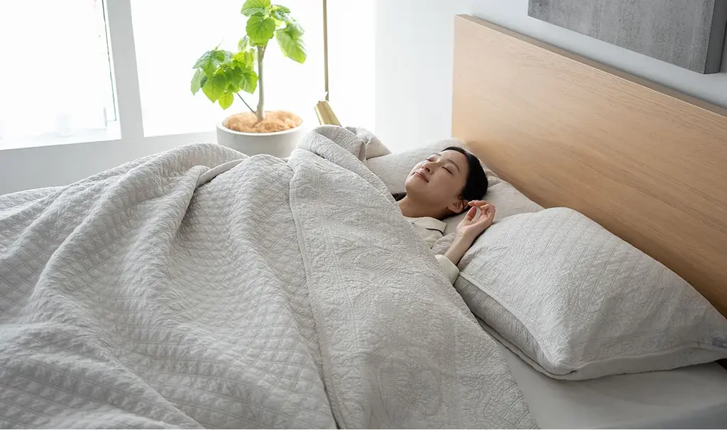 いつもの寝室をもっと美しく、心地よく！上質な2種類の生地で高級感と快適性の両立を追求した、「視覚と触覚で楽しむベッドカバーシリーズ」が新登場。トータルコーディネートで、美しいベッドスタイルをあなたに。 画像 13