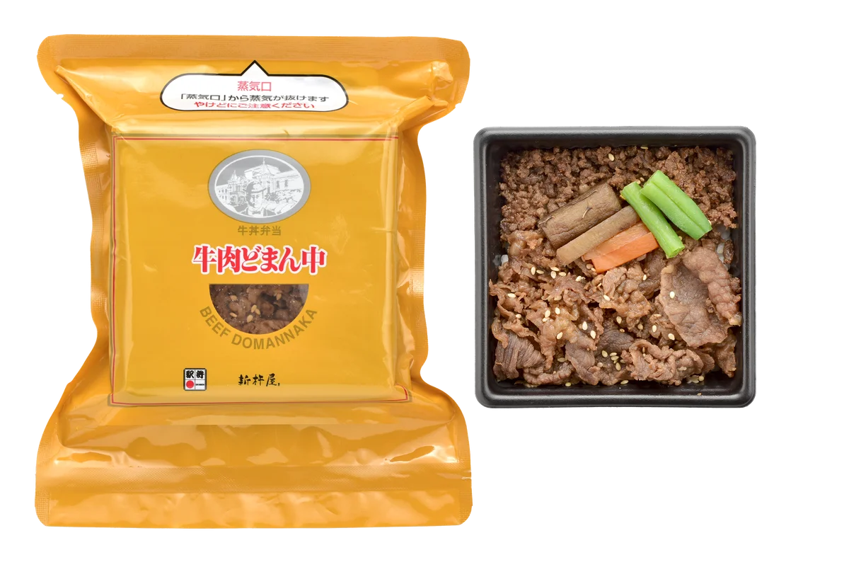 【新登場】東京駅人気No.1の駅弁「牛肉どまん中」が、ご家庭で便利な「一膳ご飯」に！　『牛肉どまん中　一膳ご飯』 画像 4