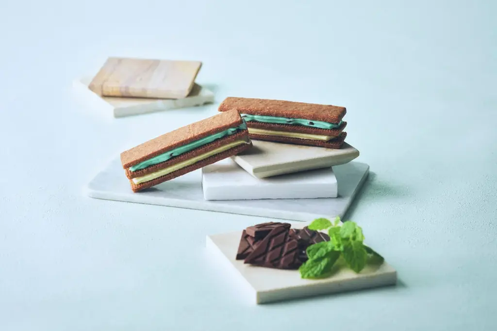 チョコミント好きに贈る、夏限定のバターサンドあまみカオリ研究所より「KASA-NETA（チョコ×ミント）」7/2(水)発売開始 画像 4