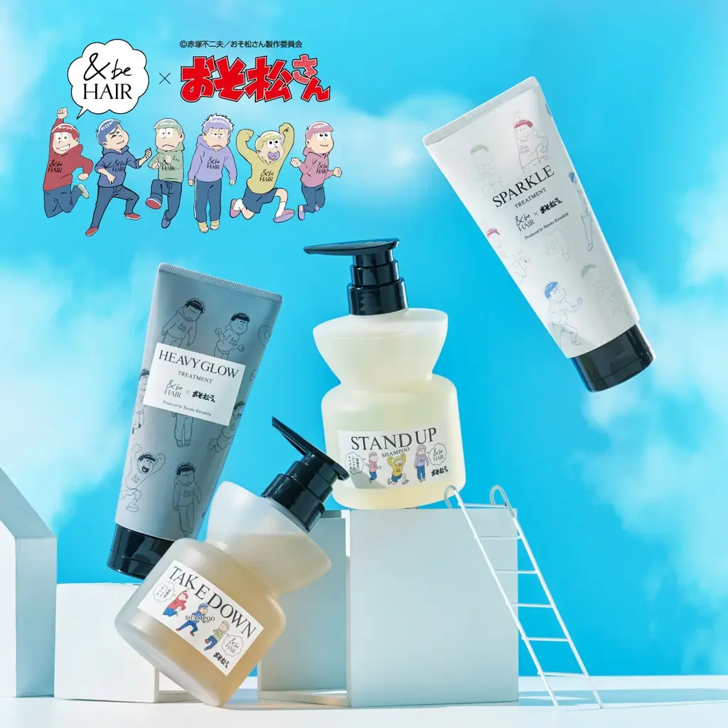 7月4日発売！アンドビーヘア×おそ松さん限定コラボシャンプー