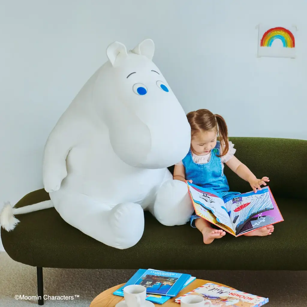 「ムーミン」のソファでやすらぎを　特別デザインのYogiboが登場 画像 2