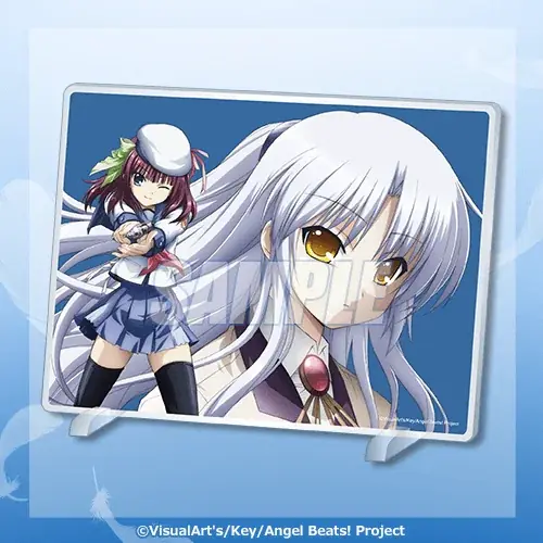 Angel Beats! ガラガラくじ A3クリアポスター額装 桃賞 ユイ