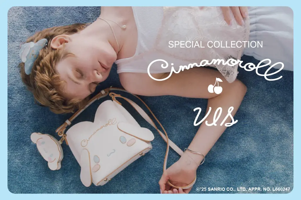 6月25日発売！シナモロール×VISの初コラボバッグ＆アクセサリー全12型