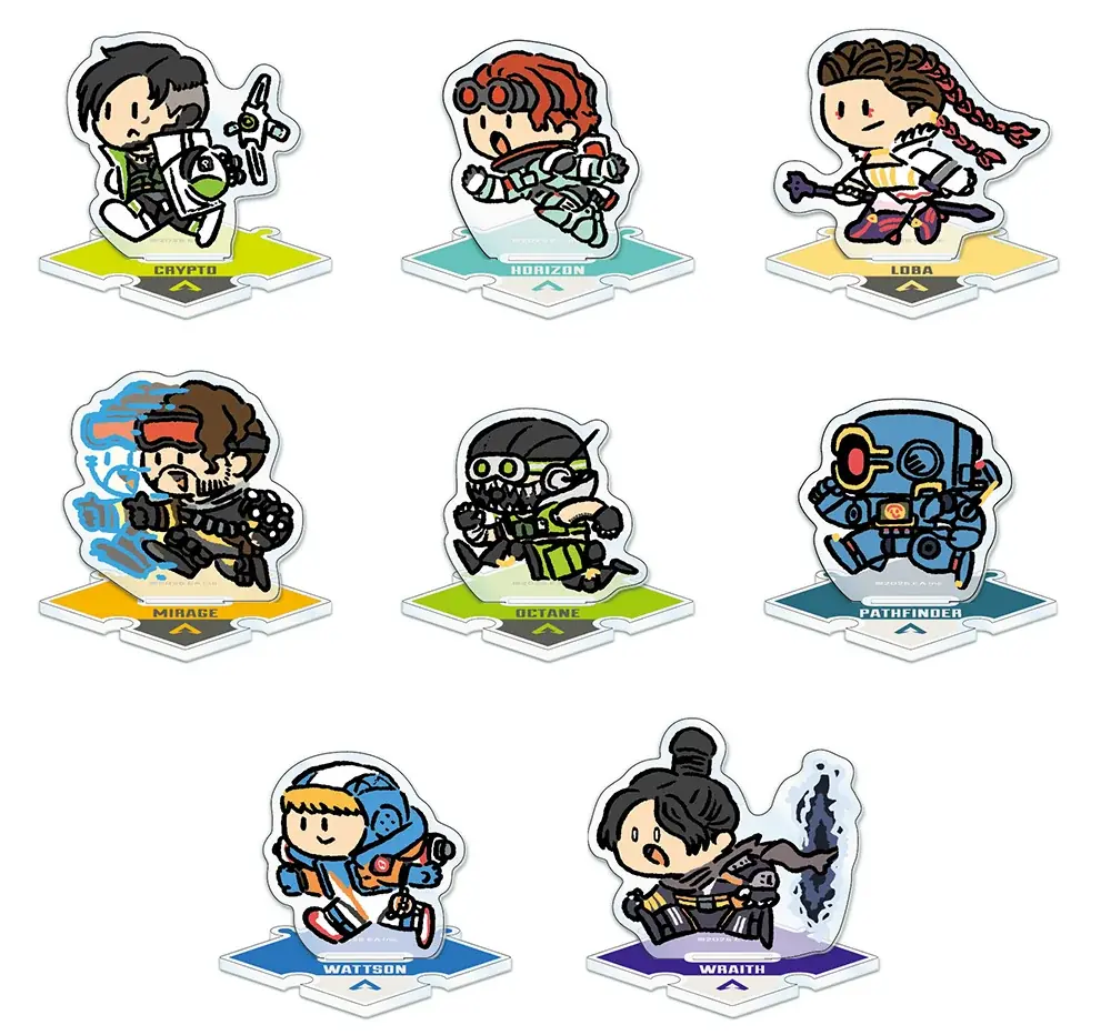 人気イラストレーター・みぞぐちともや氏による、『Apex Legends(TM)』の描き起こしグッズが、アニメイトで7月25日先行販売! さらに、特典「トランプ風カード」がもらえるフェアも開催!! 画像 2
