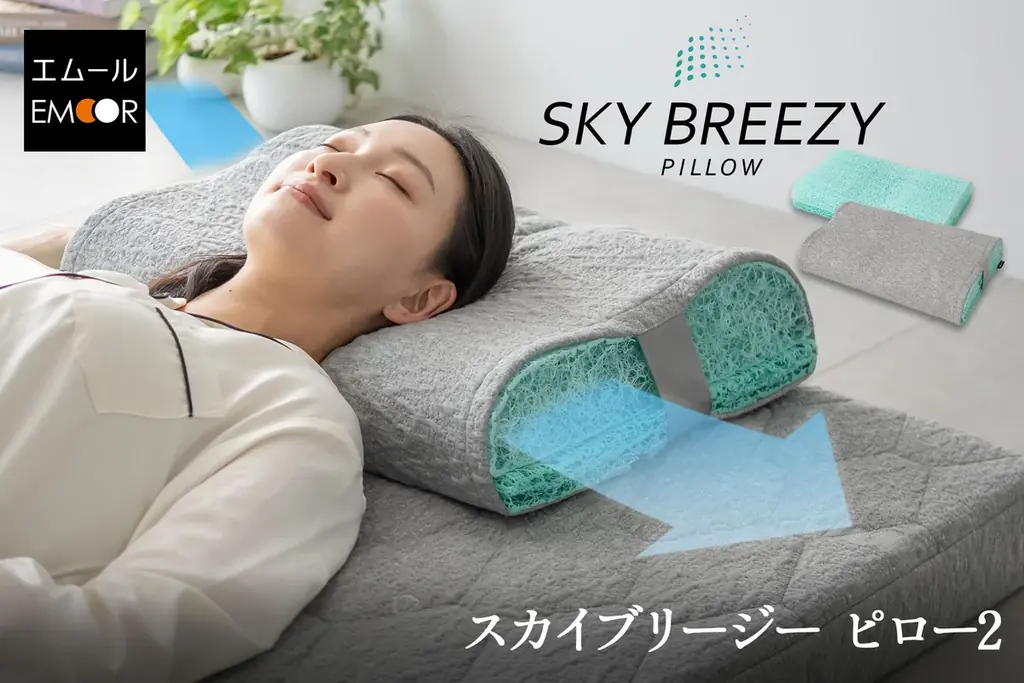 6月24日発売！快眠を叶える通気性抜群のスカイブリージーピロー2