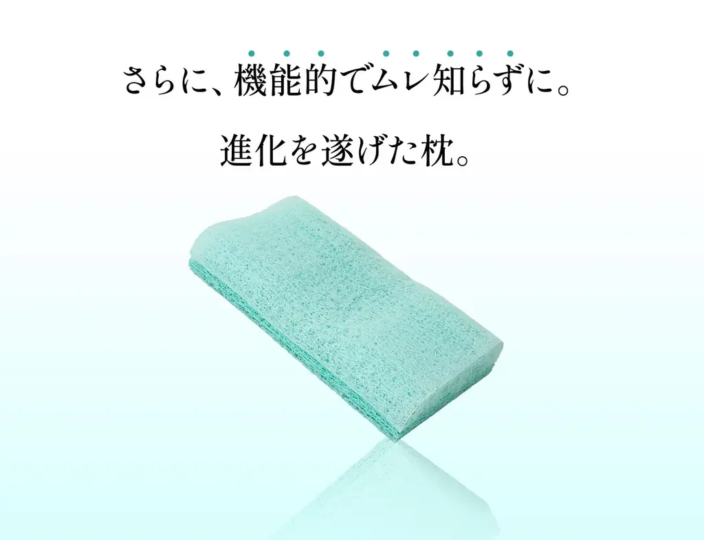 熱帯夜でも朝まで快適に眠るためのまくら登場!日本製3Dファイバー&独自構造で通気性がさらにアップした『スカイブリージーピロー2』を販売開始しました。 画像 2