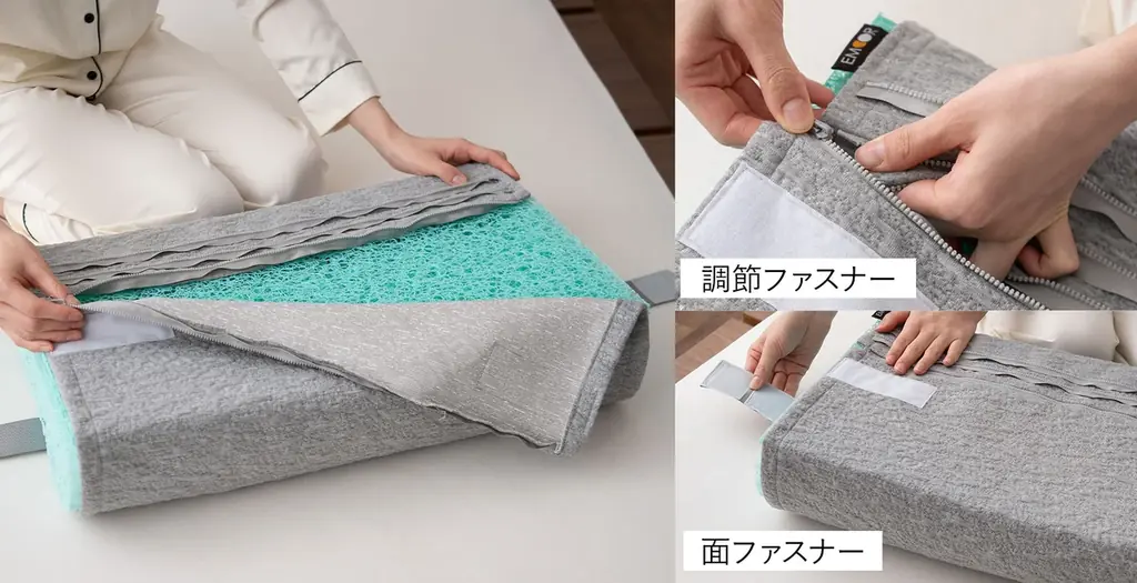 熱帯夜でも朝まで快適に眠るためのまくら登場！日本製3Dファイバー＆独自構造で通気性がさらにアップした『スカイブリージーピロー2』を販売開始しました。 画像 9