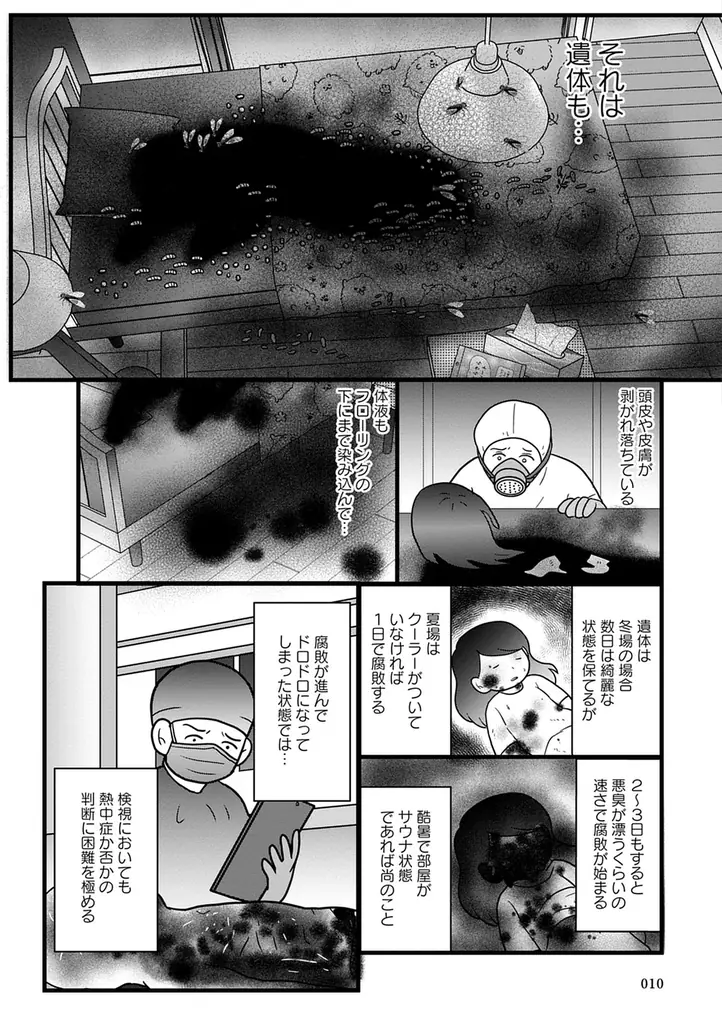 女性特殊清掃員がこれまでに請け負った孤独死、そして特殊清掃の現場を描く!!『特殊清掃の現場で見たリアルな死』6月26日（木）発売！ 画像 11