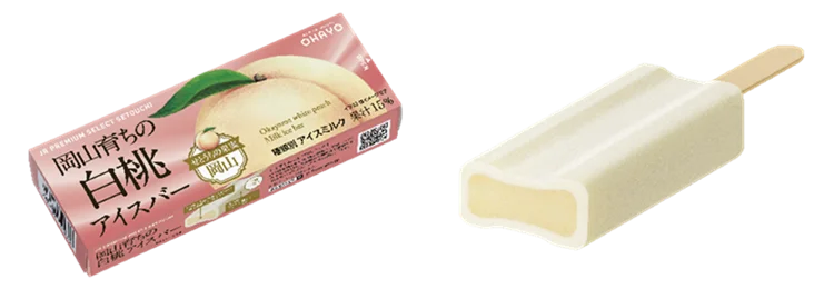 白桃アイスバー発売