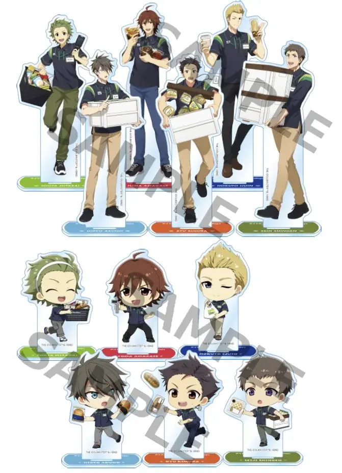 「THE IDOLM@STER SideM」「駅で働くアイドルたち!」 描きおろしコラボイラストの限定グッズを7/4(金)から順次販売! 画像 3