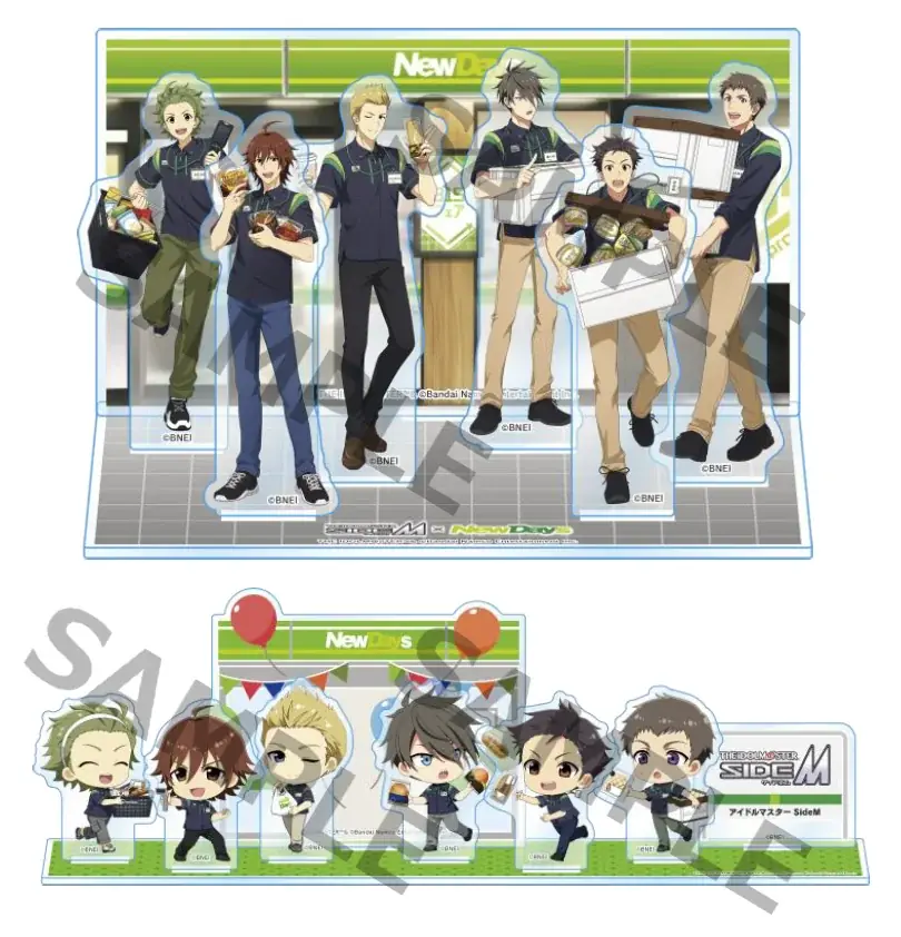 「THE IDOLM@STER SideM」「駅で働くアイドルたち!」 描きおろしコラボイラストの限定グッズを7/4(金)から順次販売! 画像 4