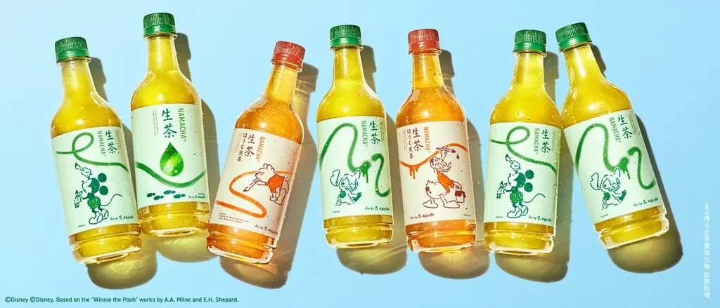 「キリン 生茶」からアーティスト・長場雄さんの描き下ろしディズニーデザインボトルが期間限定で登場！ 画像 1